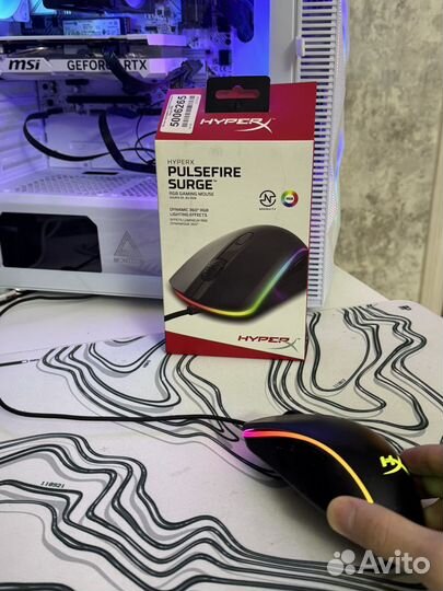 Игровая мышь Hyper X Pulsefire Surge