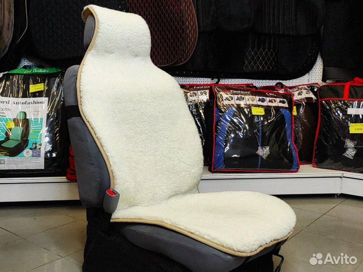 Меховые Накидки Чехлы на сиденья Nissan Tiida