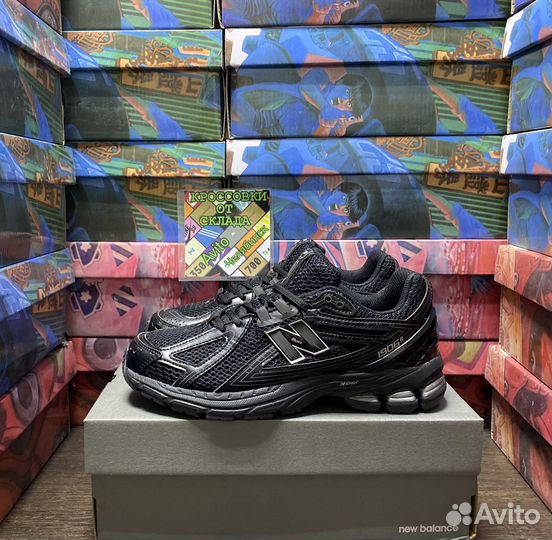 Кроссовки New Balance 1906r Black. Люкс (40-45)