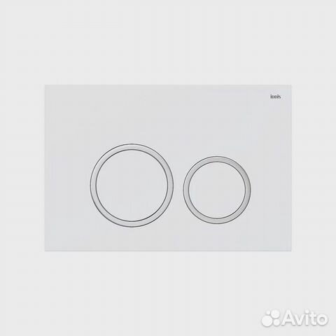 Клавиша смыва Iddis Unifix, белая (UNI03WCi77)