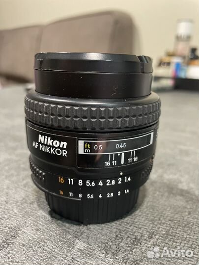 Объектив nikon 50mm f 1.4d af nikkor