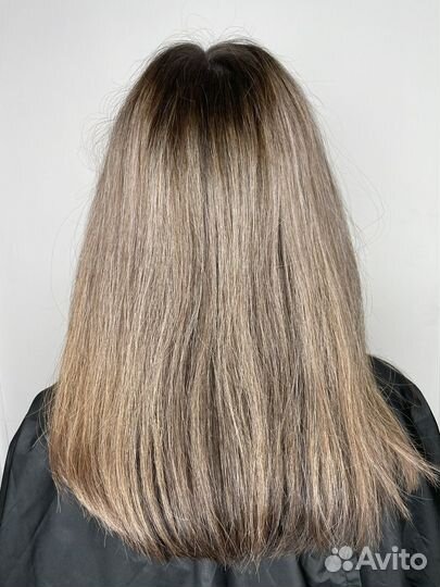 Кератиновое выпрямление волос