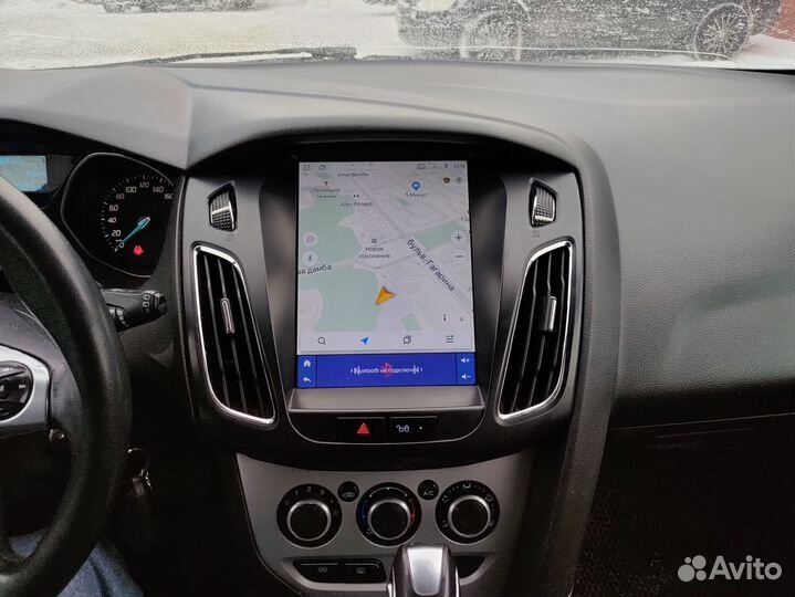 Android магнитола Tesla Ford Focus 3, есть Teyes