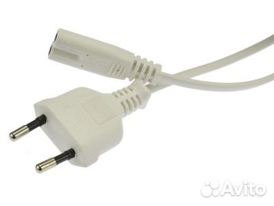 Кабель сетевой 220В (восьмерка) 2 pin