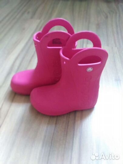 Резиновые сапожки crocs 27/10
