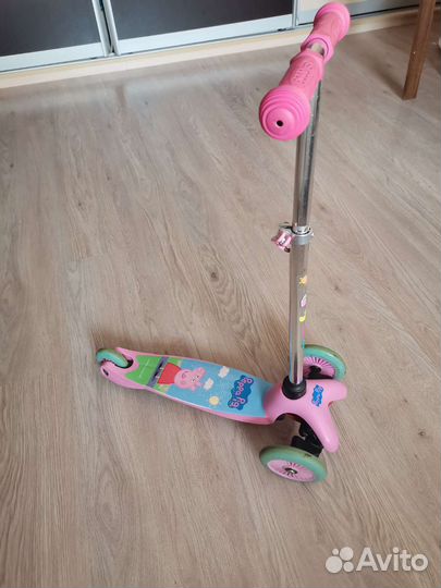 Самокат детский трехколесный бу