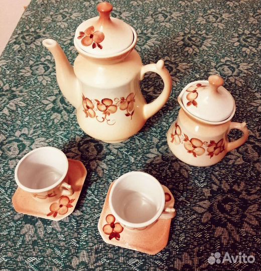 Кофейный сервиз керамика СССР
