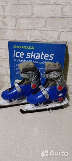 Хоккейные коньки 33-36 размер новые