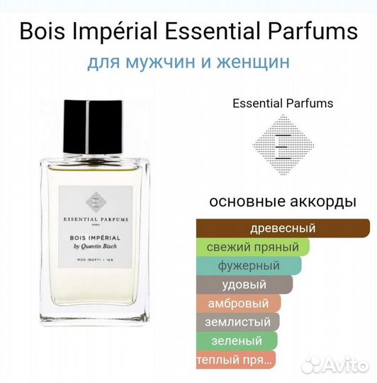 Парфюмерная вода bois imperial
