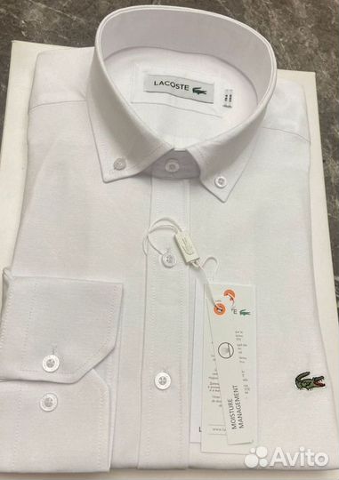 Рубашка Lacoste хлопок р.S,M,L,XL,XXL