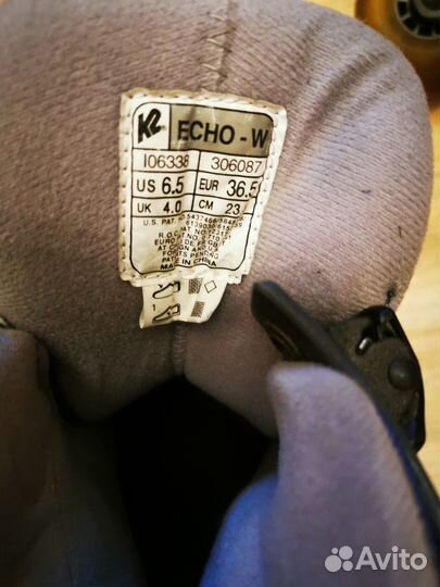 Ролики детские женские К2 Еcho 36,5 размер