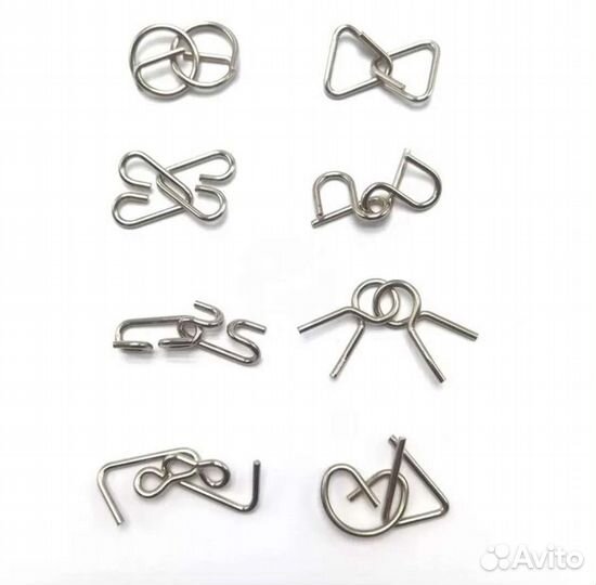 Набор головоломок металлический