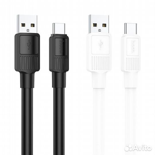 Кабель Hoco X84 USB - Type-C 1M, 3.0А, белый