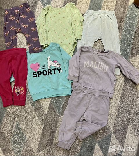 Детские вещи пакетом для девочек 1.5-2.5 года