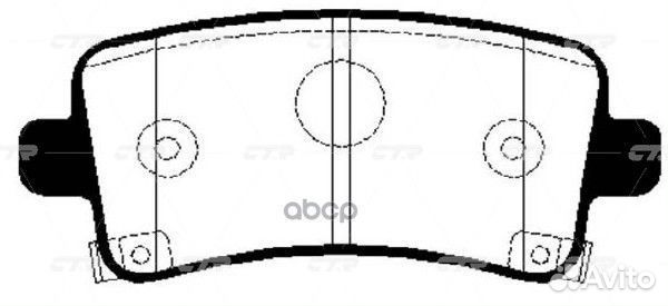 Колодки тормозные Opel Insignia all 08 (старый