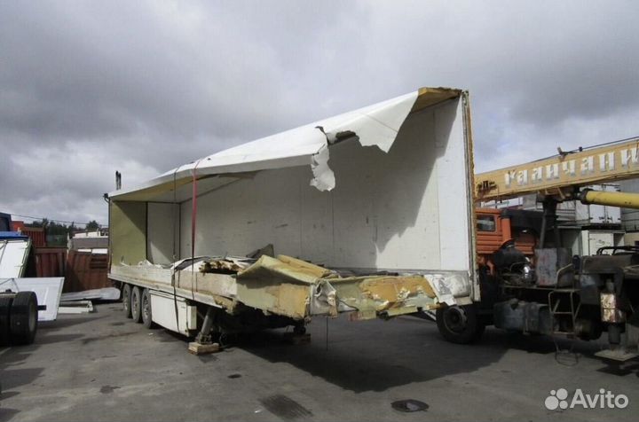 Ремонт полуприцепа рефрежиратора, штора