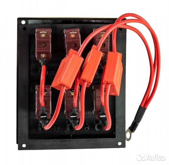 Панель бортового питания 6 переключателей, предохр