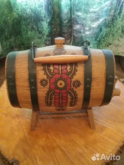 Бочонок деревянный
