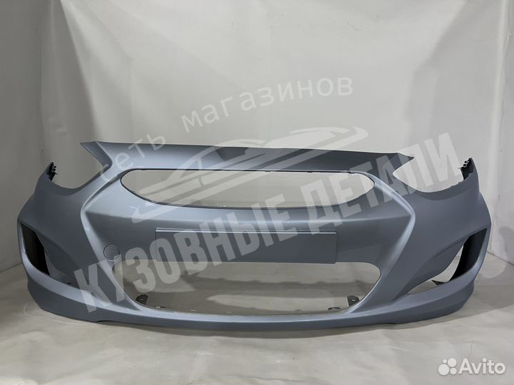 Бампер передний Хендэ Солярис 1 в цвет