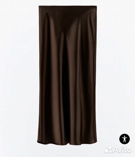 Юбка Zara, р.М, новая, оригинал, шоколадная