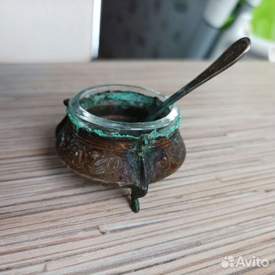 Солонка мельхиор СССР