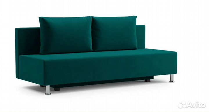 Диван еврокнижка Канна зеленый