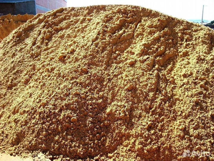 Песок мытый, речной, сеяный от 3 м3