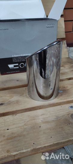 Насадка на глушитель audi A4(B8)