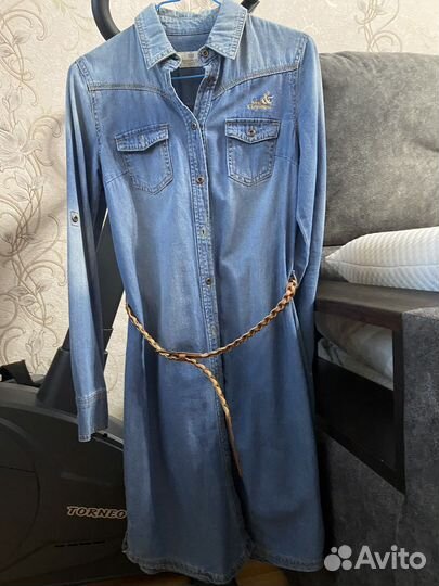 Джинсовое платье 40 42