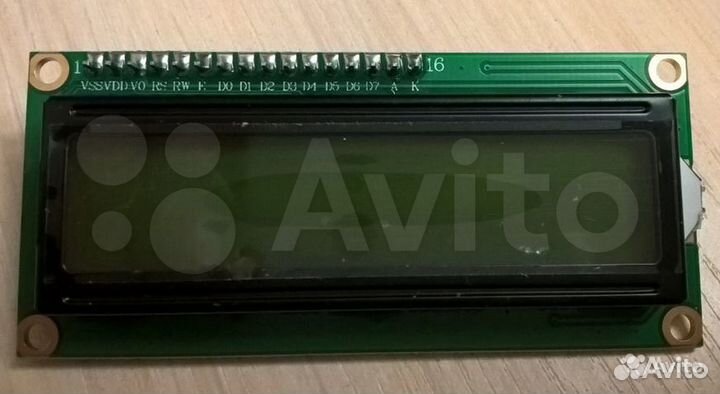 Дисплей LCD1602 + I2C адаптер