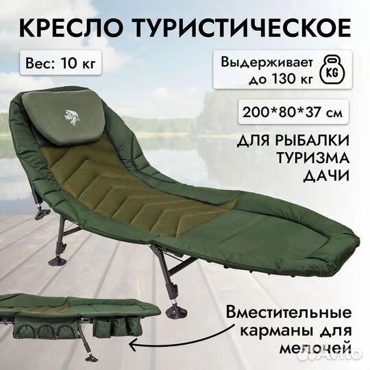 Карповая кровать раскладушка Condor до 150 кг