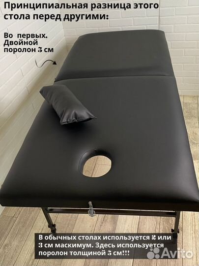 Массажный стол кушетка массажная на 80 см шириной
