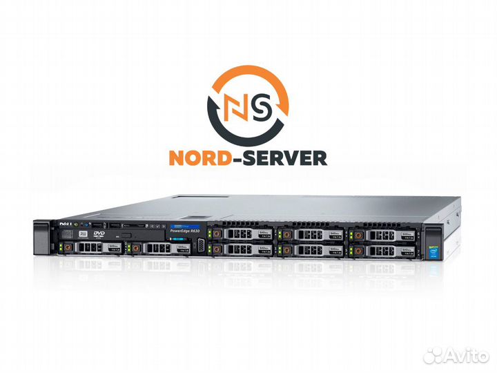 Сервер dell R430 8SFF 2x E5-2660 v3 128GB