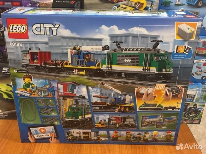 Lego City 60198 Товарный поезд Новый