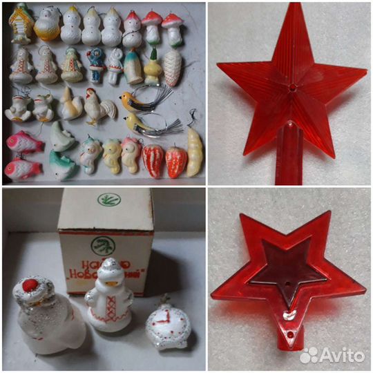 Елочные игрушки СССР