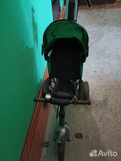 Детский велосипед с родительской ручкой