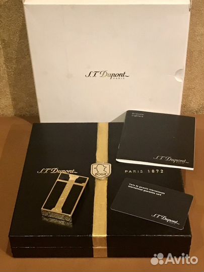 Зажигалка Dupont Humphrey Bogart Black Gold