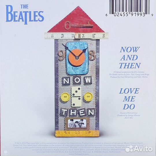 The Beatles - Now And Then / Love Me Do (CD) -sing