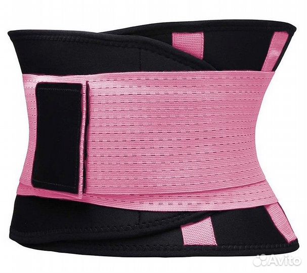 Фитнес пояс для похудения CleverCare, розовый, раз