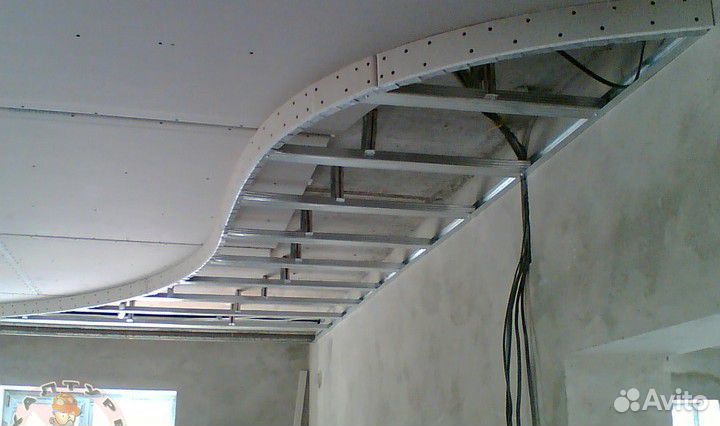 Конструкции из гвл, гкл(арки, перегородки,потолки)