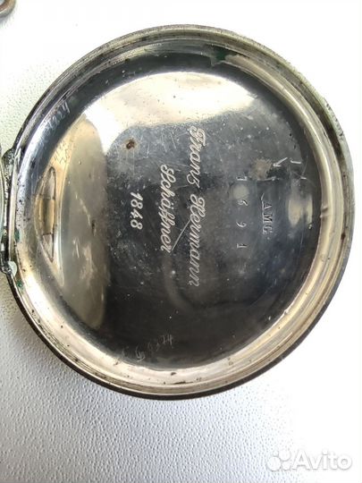 Карманные часы 19 век с ключом