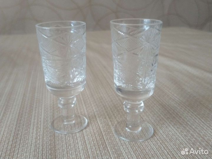 Рюмки хрустальные, эпохи СССР