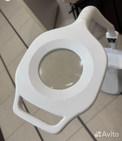 Лампа лупа напольная