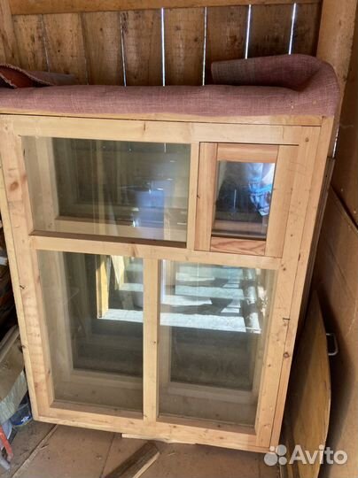 Оконные блоки деревянные новые