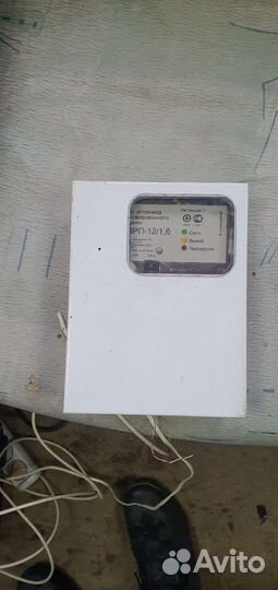 Блок источника резервного питания бирп-12/1.6