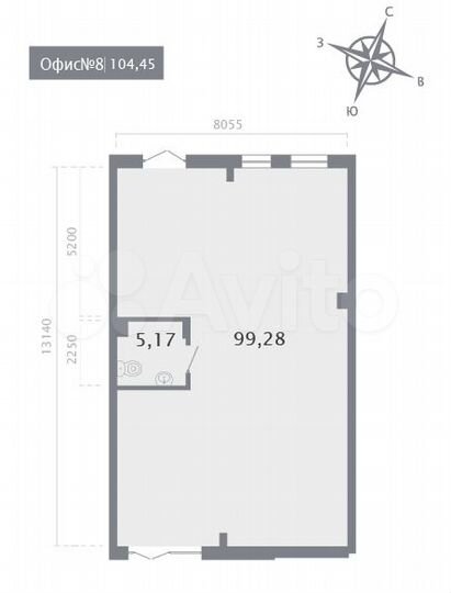 Свободного назначения, 104.45 м²