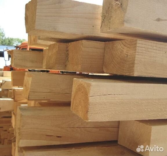 Брус 100*200*6000мм(хвоя)