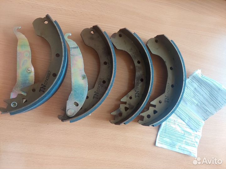 Тормозные колодки задние ope astra