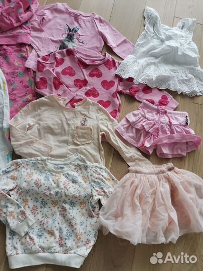 Вещи пакетом для девочки 104-116