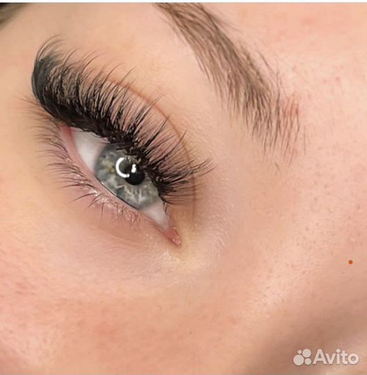 Наращивание ресниц, брови